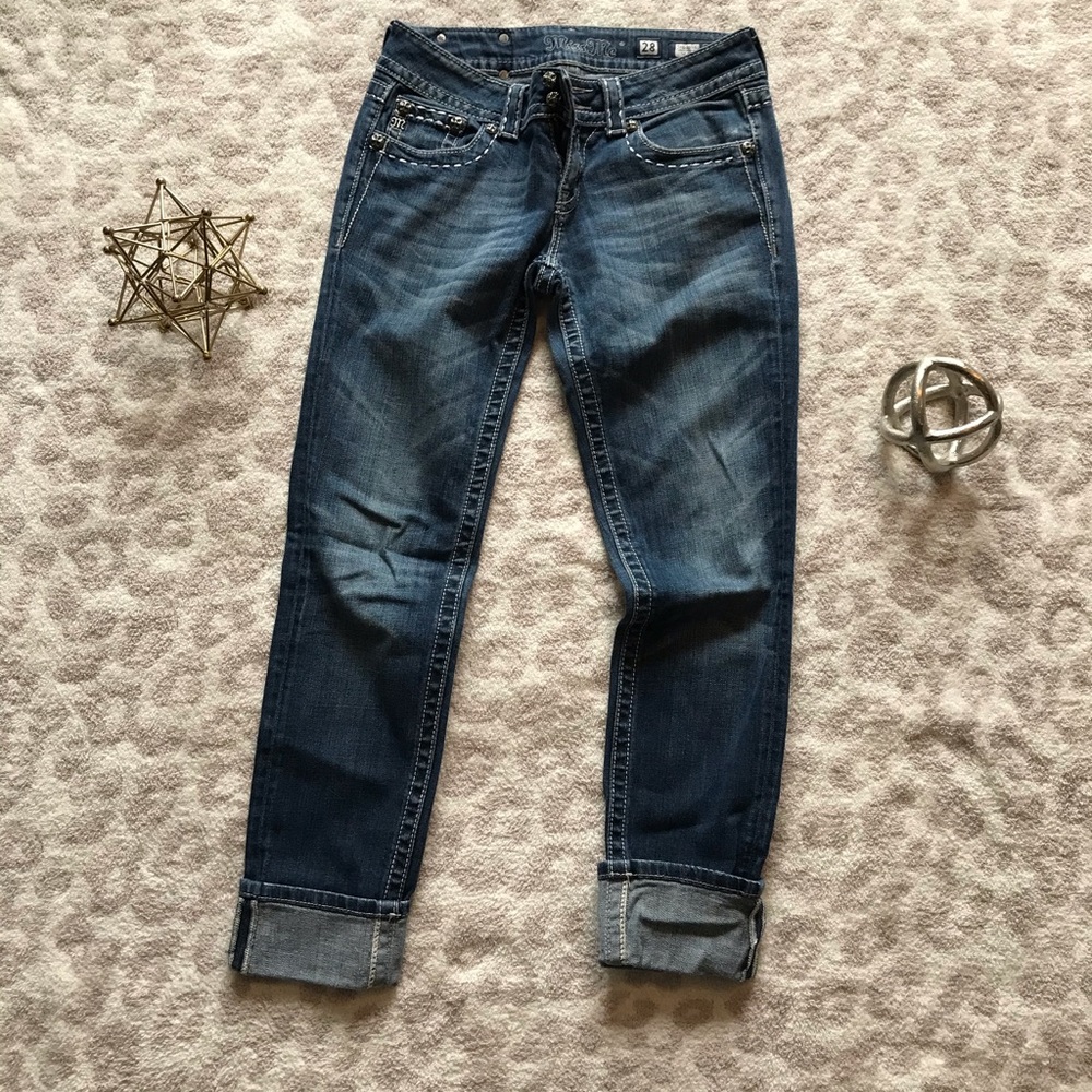 Miss Me Angel Wing Skinny Jeans